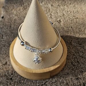 Silver Beach Charm Bracelet Women's Jewelry